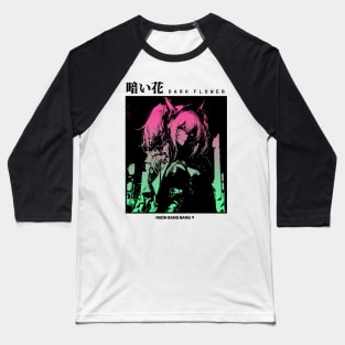 Cyberpunk Vaporwave Anime Manga Girl Japanese Streetwear Aesthetic Baseball T-Shirt